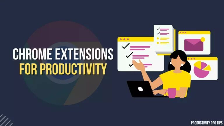 chrome extensions for productivity
