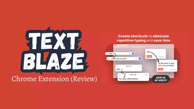 Text Blaze Chrome Extension Review