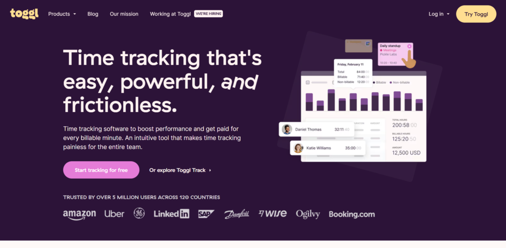 Toggl-Time-Tracking-Software-Project-Planning-Hiring-Tools